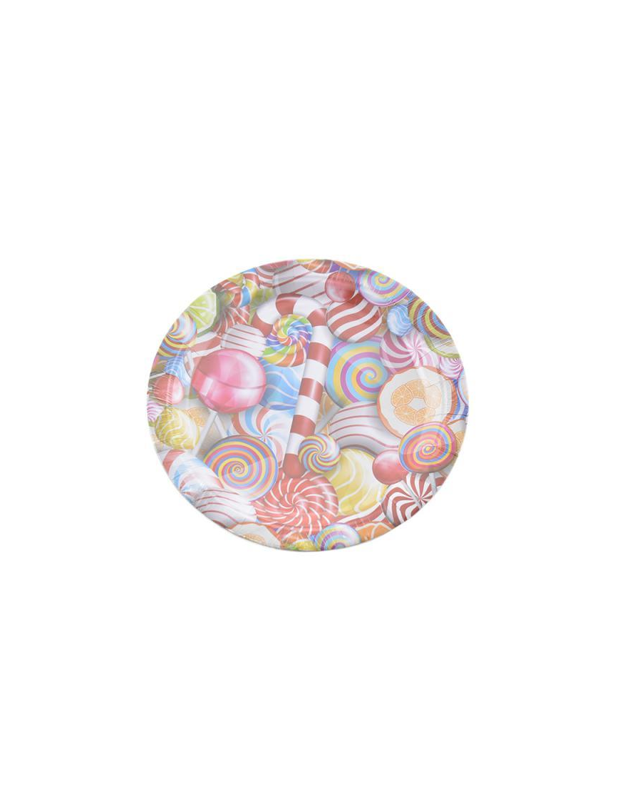L.CANDY PIATTI TONDI 22cm 8pz $$