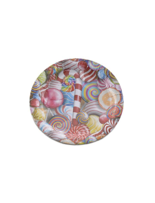 L.CANDY PIATTI TONDI 18cm 8pz $$