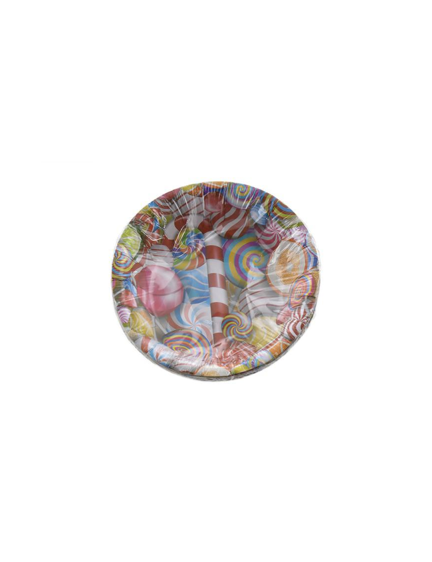 L.CANDY PIATTI TONDI 16cm 8pz $$
