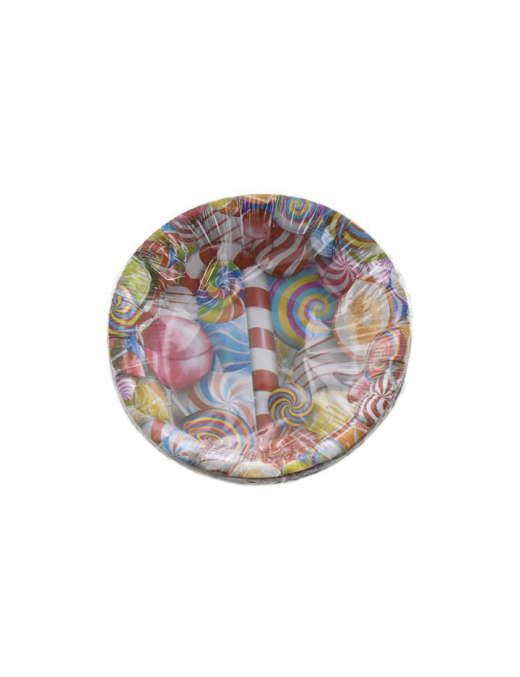 L.CANDY PIATTI TONDI 16cm 8pz $$
