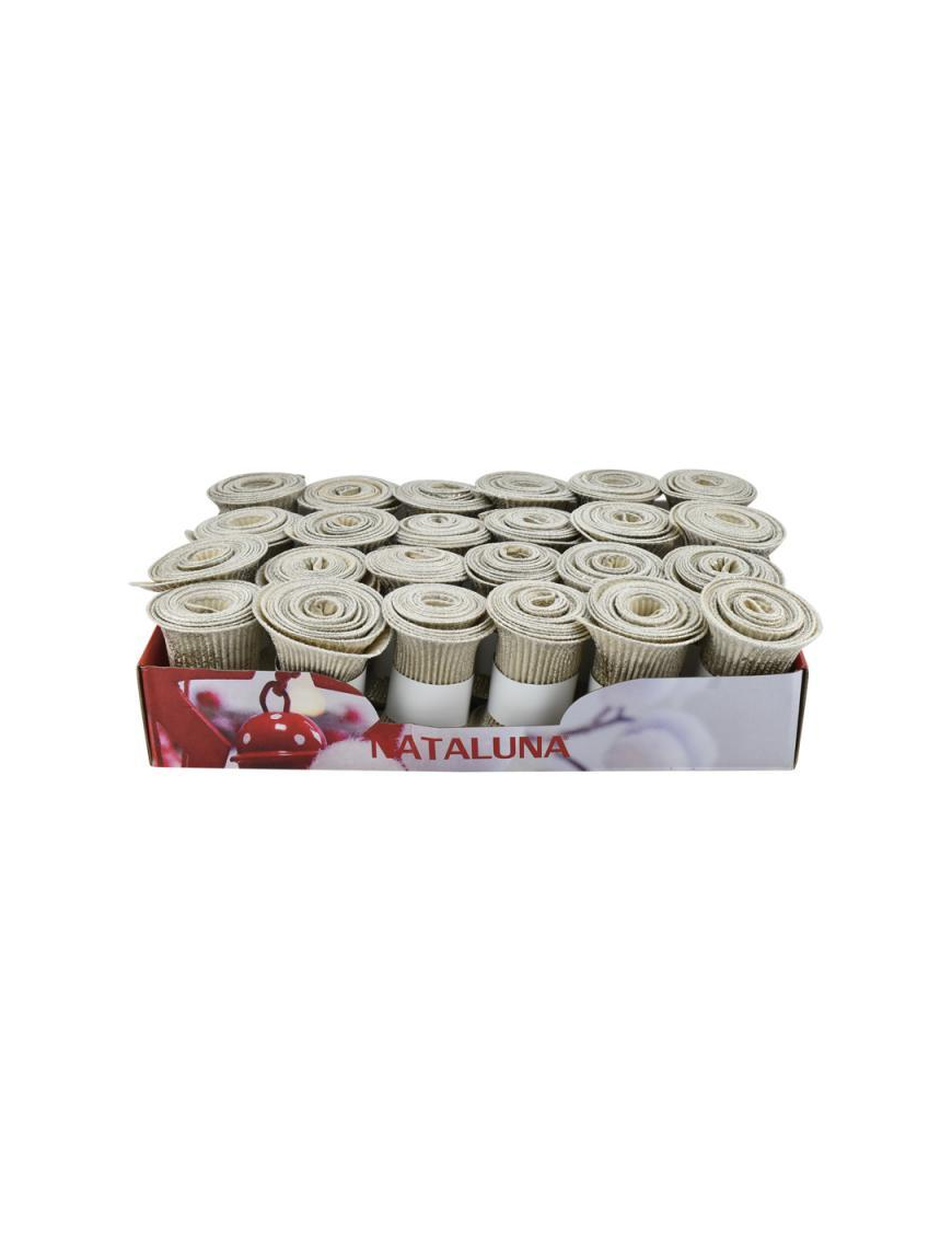 SPIRAL GOLD RIBBON CENTIMETERS 12x1.8 METERS