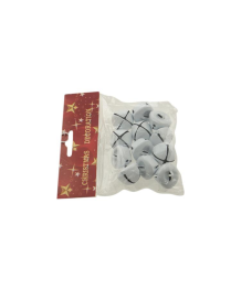BELLS 12 pieces WHITE COLOR