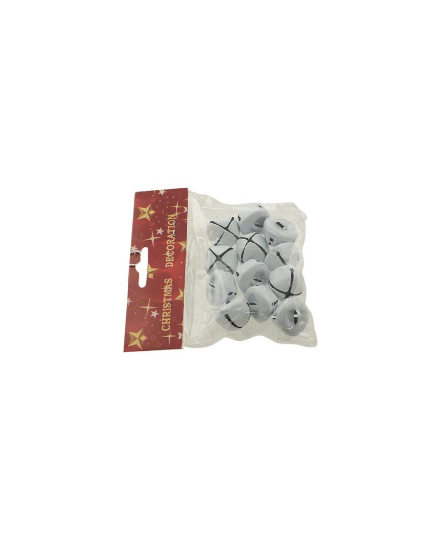 BELLS 12 pieces WHITE COLOR