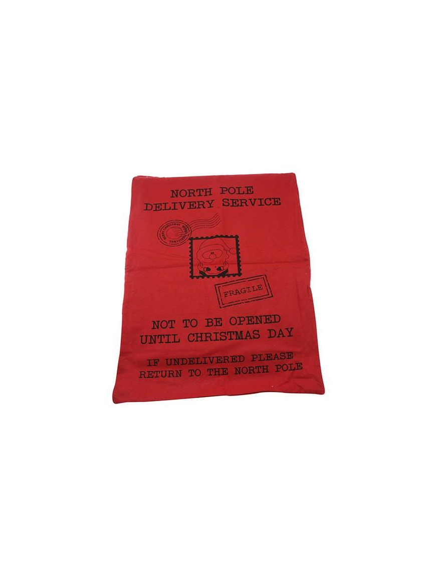 RED CHRISTMAS SACK 50x70cm