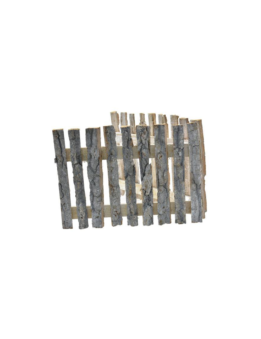 NATURAL WOOD FENCE 80x30cm