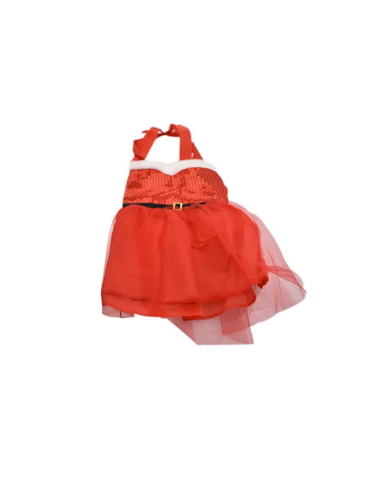 GONNA ABITO BABBO NATALE BIMBA 3-5ANNI