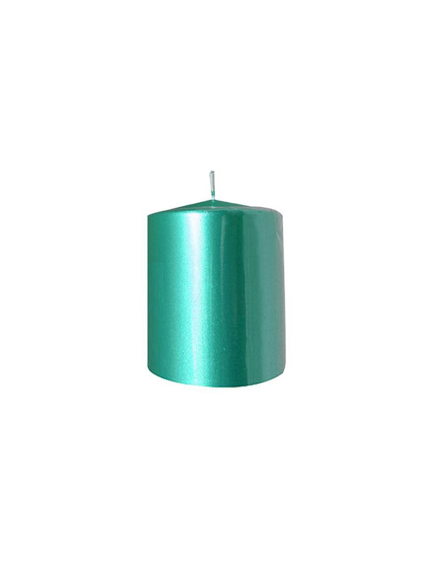 TIFFANY METAL CANDELA PILLAR 10x20cm$$