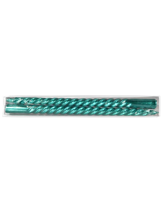 TIFFANY METAL CANDELA TORCIGL 30cm 2pz$$