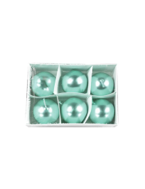 TIFFANY METAL CANDELA SFERA  4cm 6pz$$