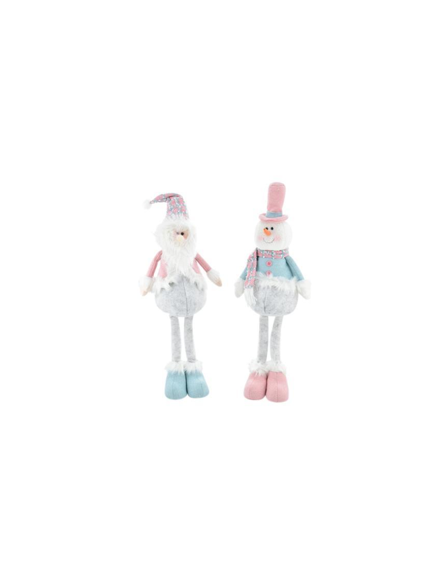 FATHER AND/OR SNOWMAN PINK AND/OR BLUE 58cm assorted