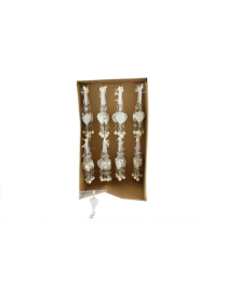 L.ESP. APPENDINO FOGLIA ARGENTO 12cm$$