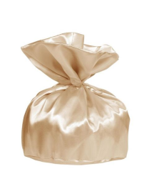 SACCO RASO COLOR ORO PORTA PANETTONE 23x23x35