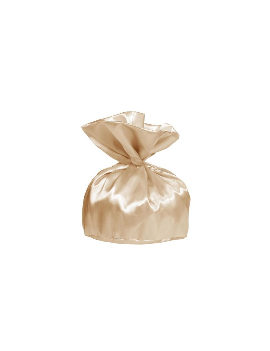 GOLD COLOR SATIN BAG FOR PANETTONE 23x23x35