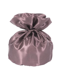OLD PINK SATIN BAG FOR PANETTONE 23x23x35