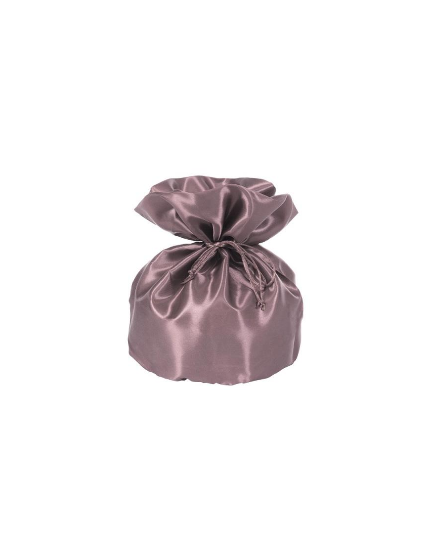 OLD PINK SATIN BAG FOR PANETTONE 23x23x35