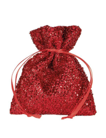 RED SACHET 8x10cm 10 PIECES