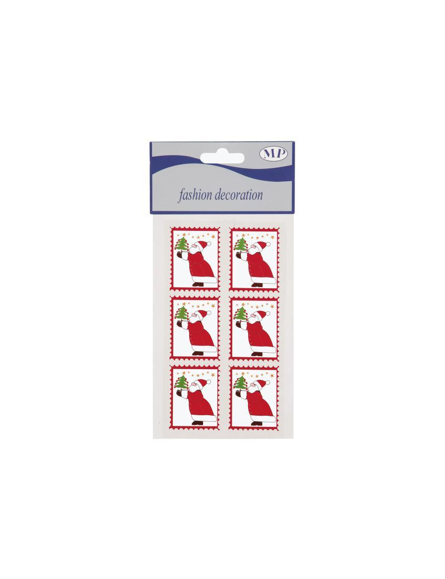 STICKERS FRANCOBOLLO 6 PEZZI 4x3cm