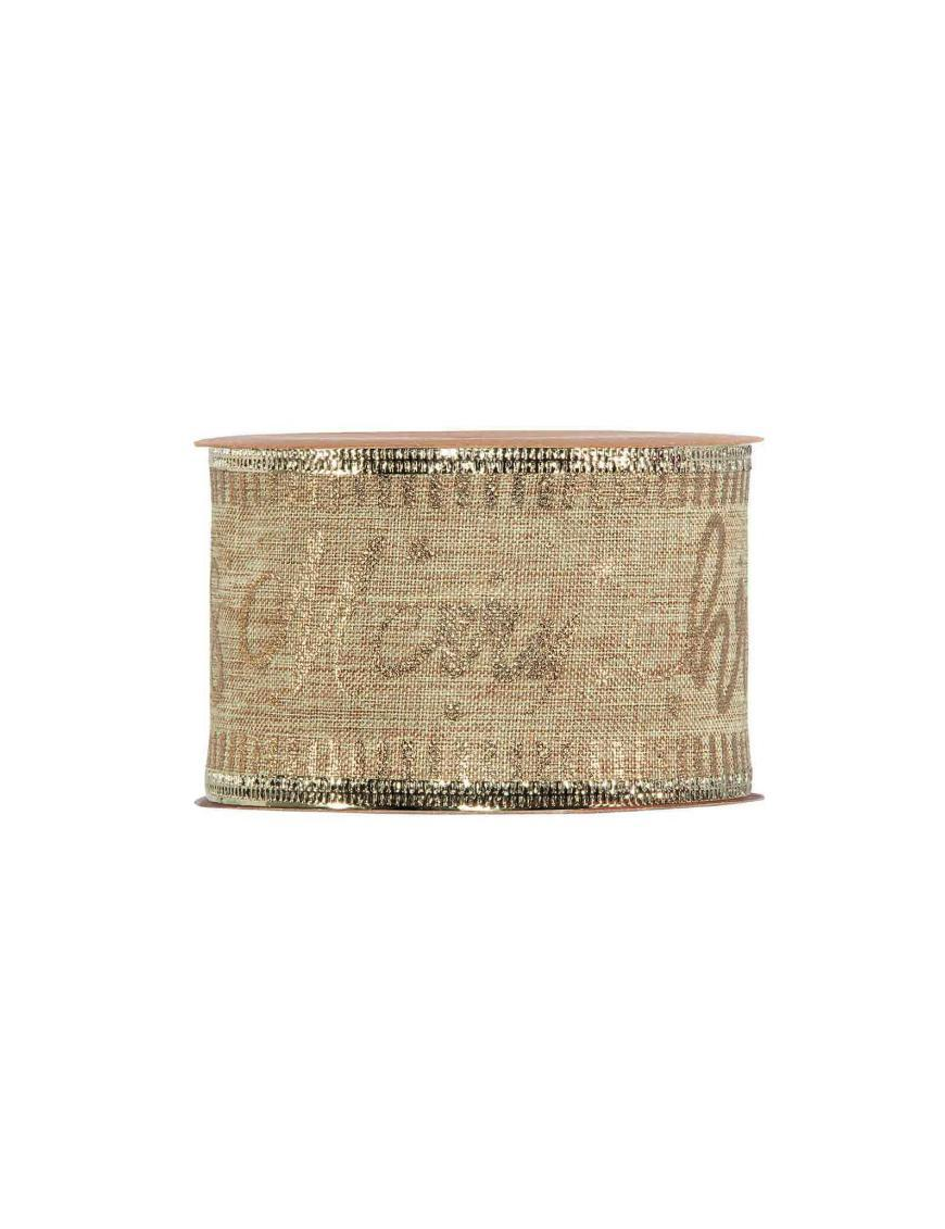 GOLD XMAS NASTRO mm63x10mt