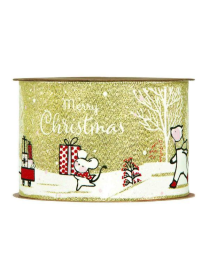 GOLD XMAS NASTRO mm63x10mt ORSO