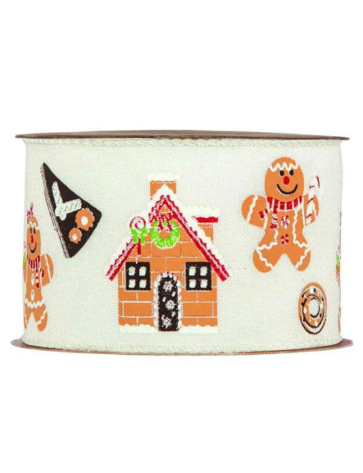 WHITE XMAS NASTRO mm63x10mt GINGER