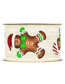 HAPPY XMAS RIBBON mm63x10m GINGER