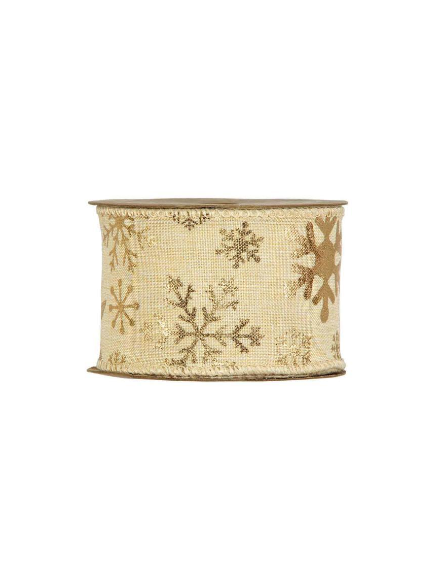 GOLD XMAS NASTRO mm63x10mt GEOMETRICO