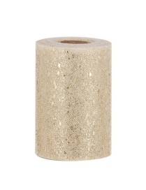BRILLIANT TULLE NASTRO ORO mm140x50mt