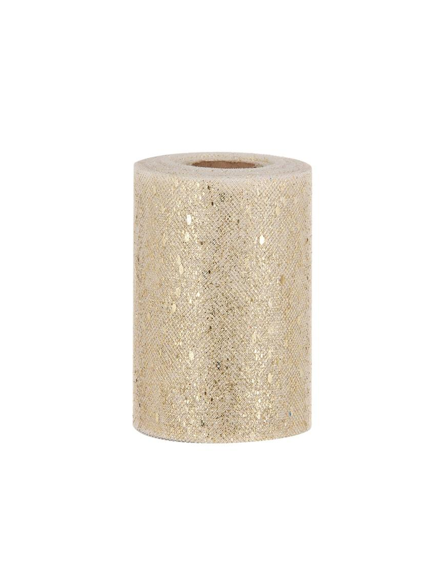 BRILLIANT TULLE NASTRO ORO mm140x50mt