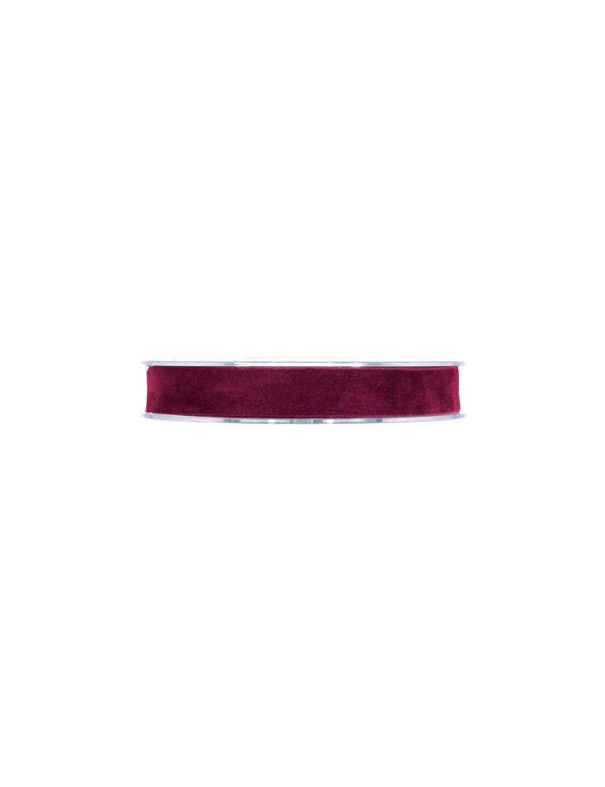 DOUBLE VEL NASTRO BORDEAUX mm15x7mt
