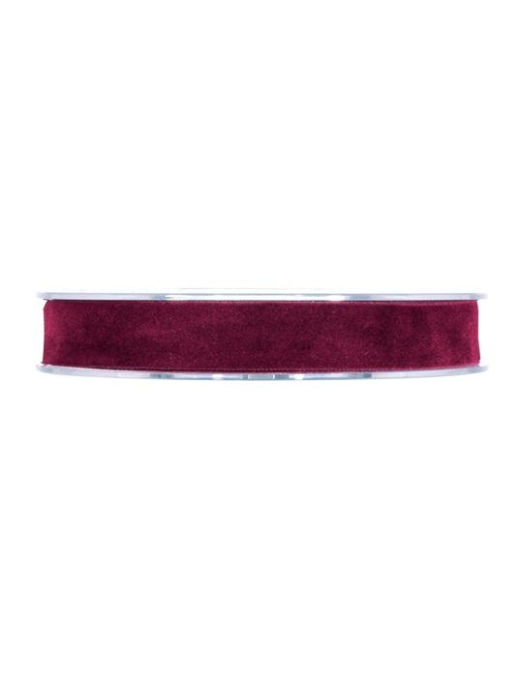 DOUBLE VEL NASTRO BORDEAUX mm15x7mt