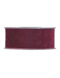 DOUBLE VEL NASTRO BORDEAUX mm40x7mt