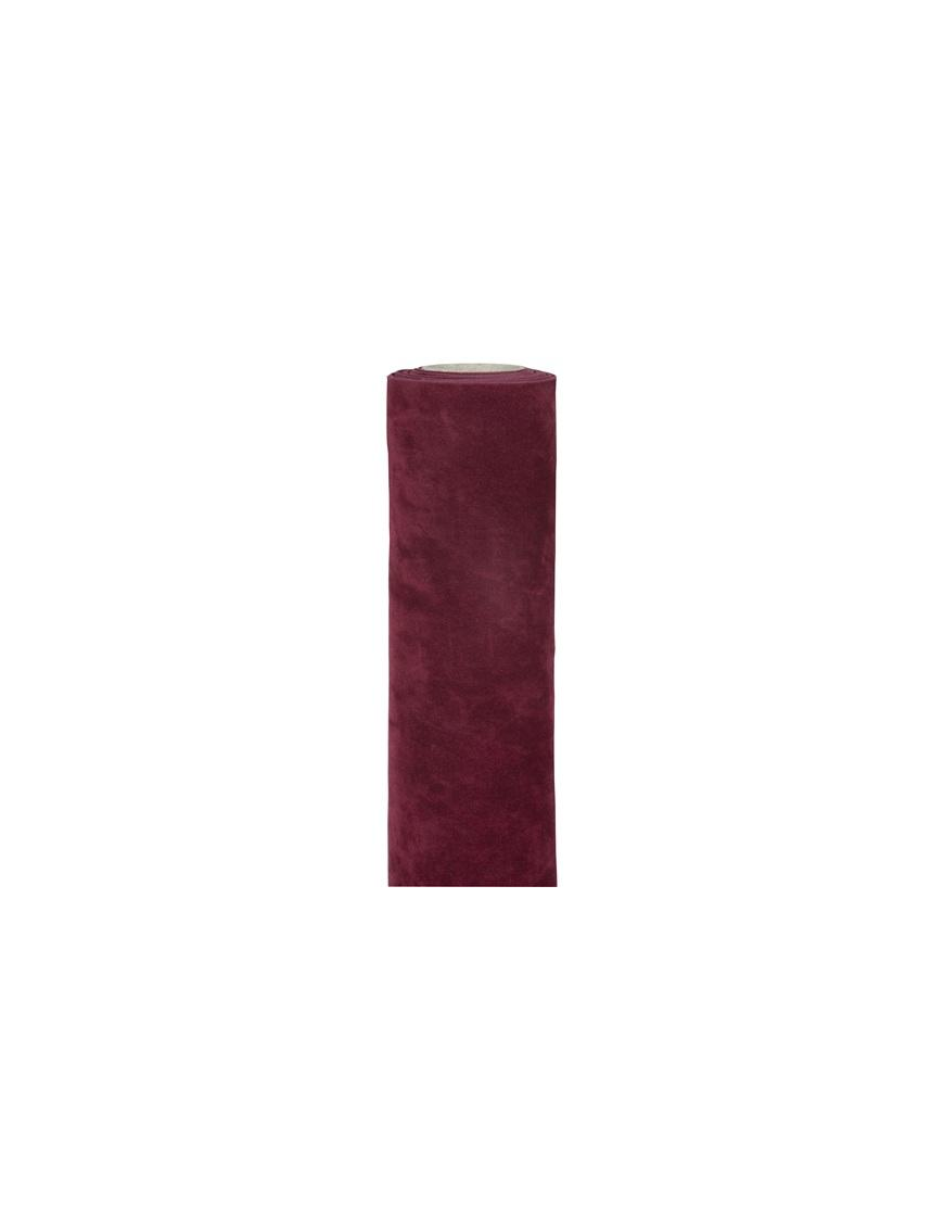 DOUBLE VEL ROTOLO BORDEAUX cm30x3mt
