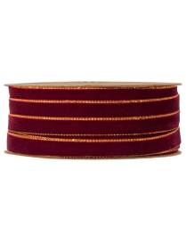VELVET DREAM NASTRO mm9x20mt BORDEAUX