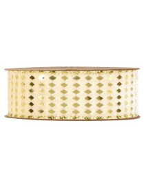 GOLDEN RHOMBUS VEL NASTRO ORO mm40x10mt