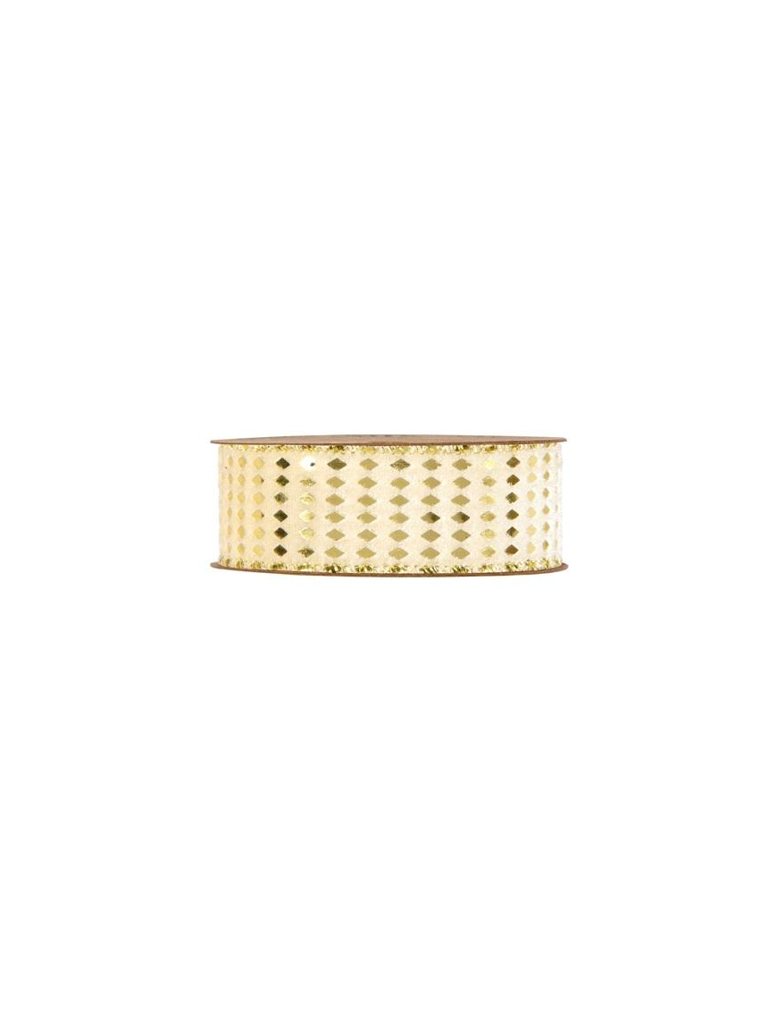 GOLDEN RHOMBUS VEL NASTRO ORO mm40x10mt