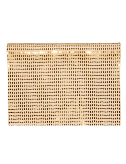 GOLDEN RHOMBUS VEL ROTOLO ORO cm28x2,5mt