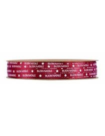 MERRY XMAS NASTRO mm4x25mt ROSSO 507708