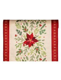 XMAS STAR ROTOLO VELL. cm28x2,5mt 5557RC