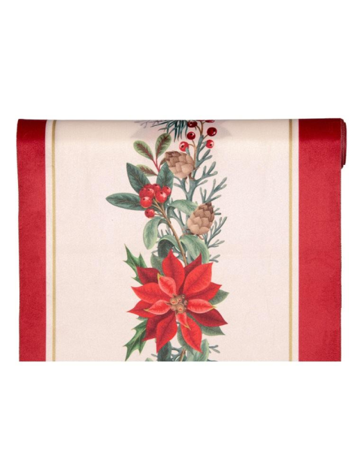 XMAS STAR ROTOLO VELL. cm28x2,5mt 5557RA