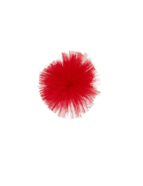 TULLE PON-PON ROSSO d.25cm 5600M08