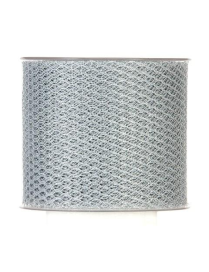HEXAGON NETWORK WITH SILVER RIBBON 10x20 cm