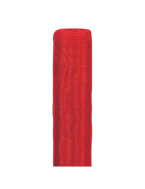 SINGLEinROLL ORGANZA RED 50x9m