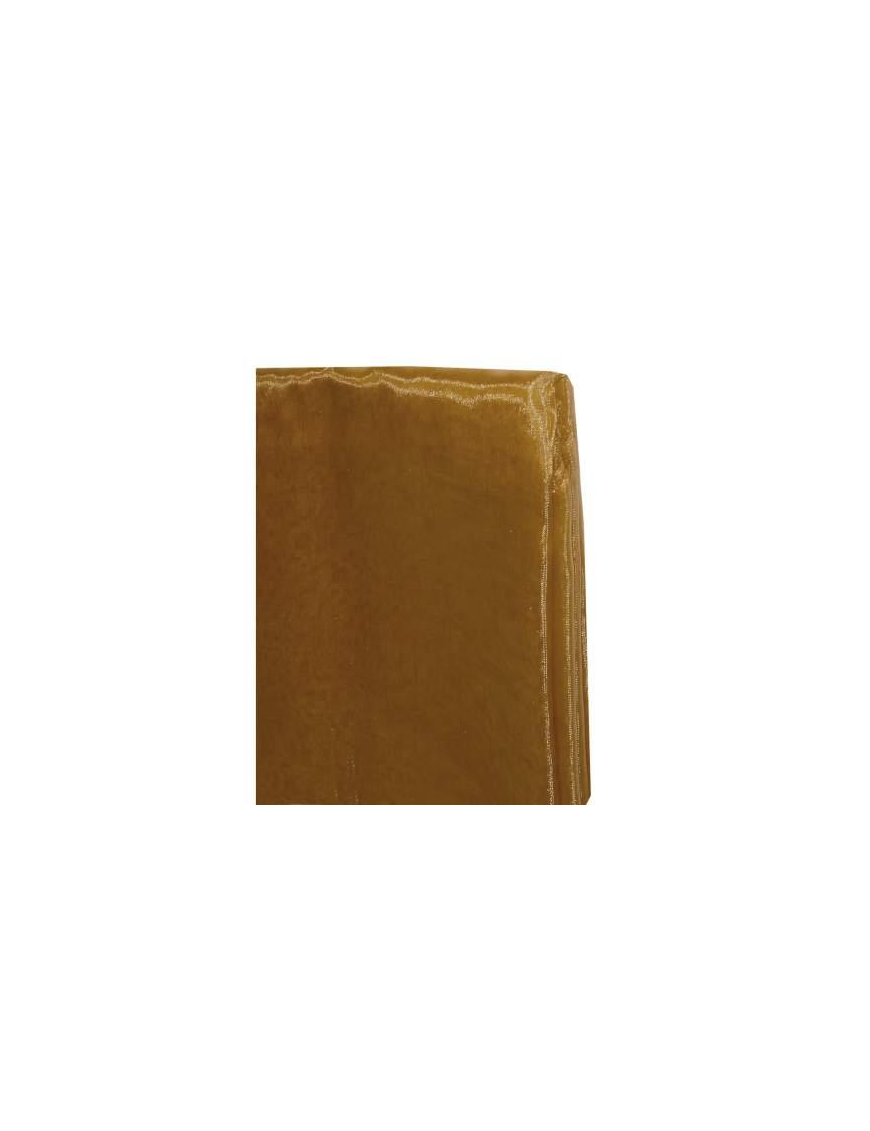 SINGLE TONE ORGANZA ORO 145x3mt
