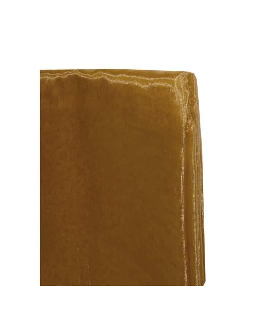 SINGLE TONE ORGANZA GOLD 145x3m