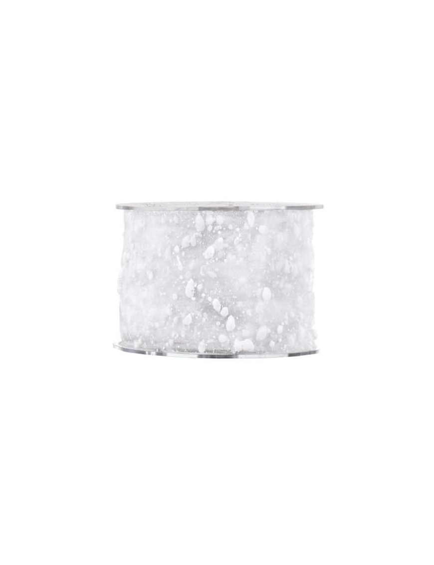 ORGANZA NEVE NASTRO mm63x20mt