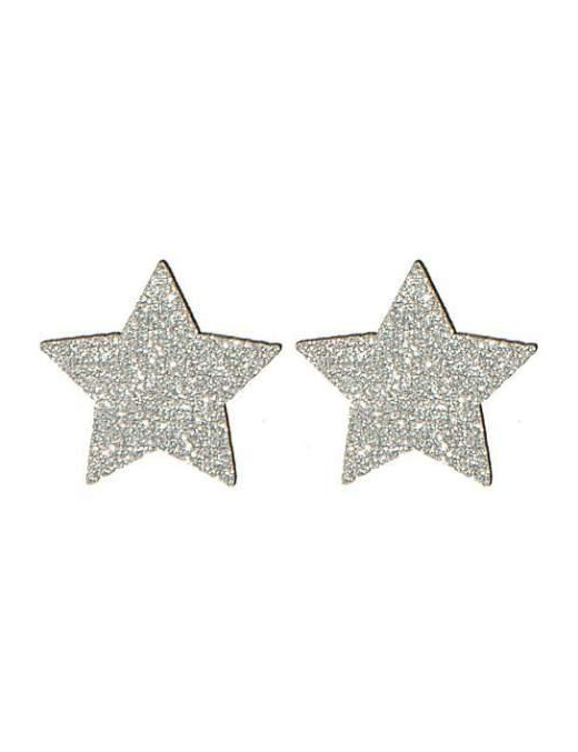 STICKERS WOOD STARS ARGENTO 16 PEZZI