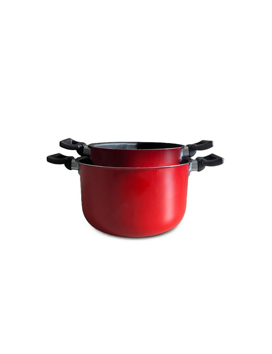 L.EASY RED BIS PENTOLA S/C 16/20cm
