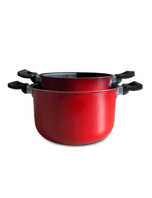 L.EASY RED BIS PENTOLA S/C 16/20cm