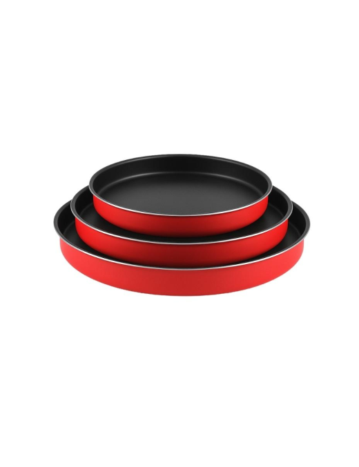 L.EASY RED TRIS RUOTI PIZZA 22/26/30cm