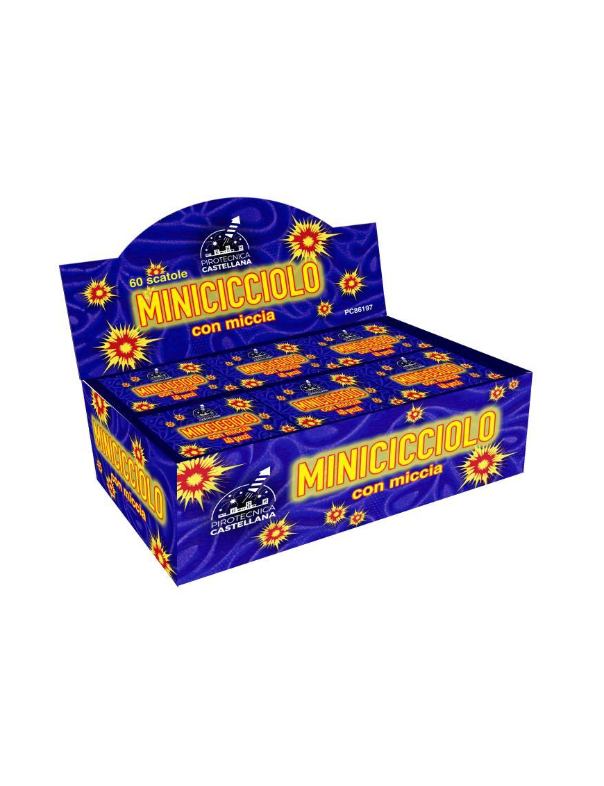 MINICICCIOLO FIRECRACKERS 38 MM 60 BOXES OF 40 PIECES